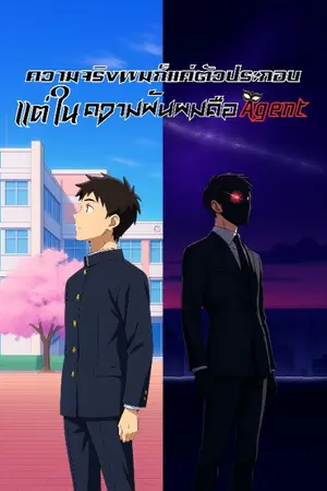 ปกนิยาย ความจริงผมก็แค่ตัวประกอบแต่ในความฝันผมคือAgent