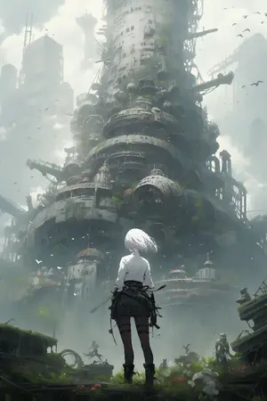 ปกนิยาย My Not-So-Easy Retirement in the Apocalypse : ชีวิตเกษียณของฉันไม่ง่ายนักในวันสิ้นโลก