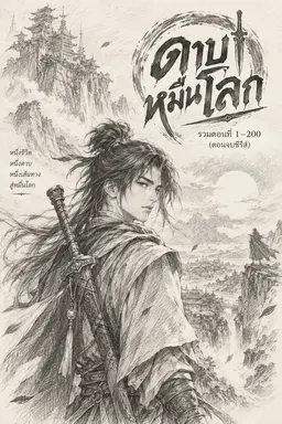 ปกนิยาย ดาบหมื่นโลก
