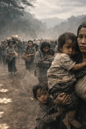 ปกนิยาย รอยเท้าดอกจำปา: เส้นทางสู่แสงแรก