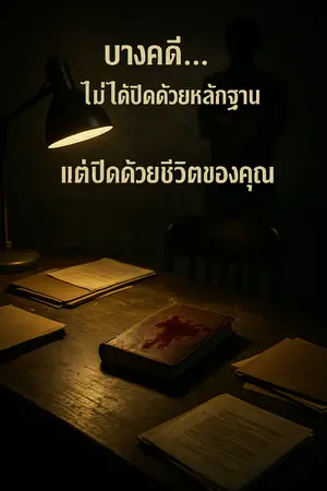 ปกนิยาย บันทึกสมุดโรงพัก