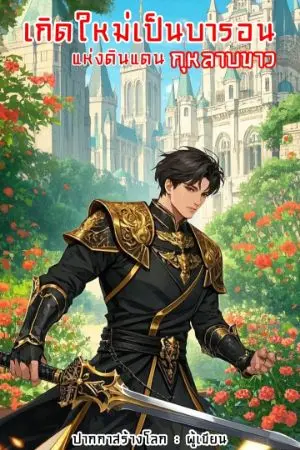 ปกนิยาย เกิดใหม่เป็นบารอนแห่งแดนกุหลาบขาว