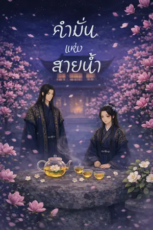 ปกนิยาย คำมั่นแห่งสายน้ำ