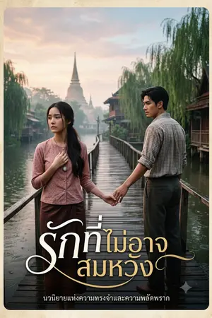ปกนิยาย ความรักที่ไม่อาจสมหวังเหมือนดังเทพนิยาย