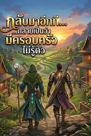 ปกนิยาย กลับมาอีกที...กลายเป็นว่ามีครอบครัวไม่รู้ตัว