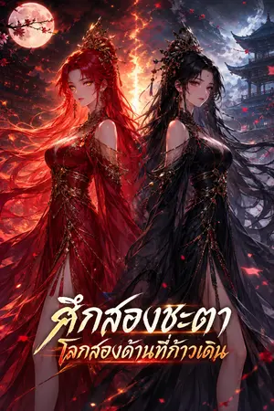 ปกนิยาย ศึกสองชะตา โลกสองด้านที่ก้าวเดิน