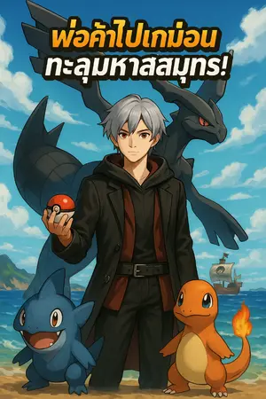 ปกนิยาย พ่อค้าโปเกม่อนทะลุมหาสมุทร!