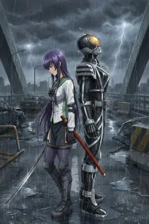 ปกนิยาย ตื่นขึ้นมาในโลกHighschool of The Dead พร้อมกับ เข็มขัดDelta [FIC ANIME]