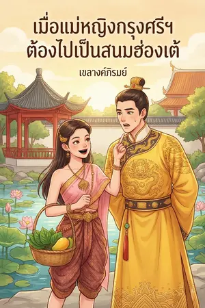 ปกนิยาย เมื่อแม่หญิงกรุงศรีฯ ต้องไปเป็นสนมฮ่องเต้