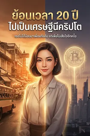 ปกนิยาย ย้อนเวลา 20 ปีไปเป็นเศรษฐีนีคริปโต