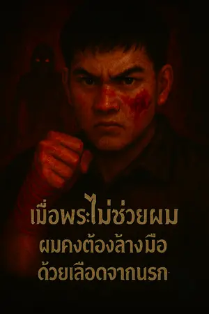 ปกนิยาย เมื่อพระไม่ช่วยผม ผมคงต้องล้างมือด้วยเลือดจากนรกเอง
