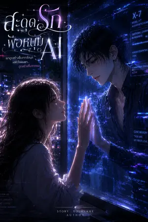 ปกนิยาย สะดุดรักพ่อหนุ่ม AI