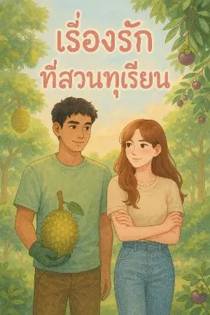 ปกนิยาย รักที่สวนทุเรียน