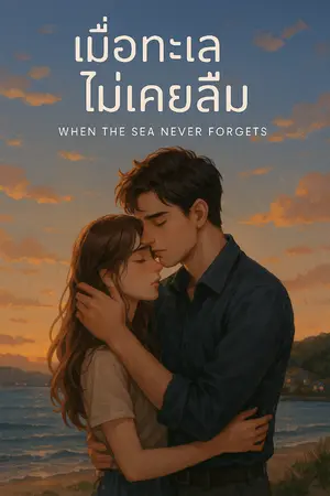 ปกนิยาย เมื่อทะเลไม่เคยลืม (When the sea never forgets)