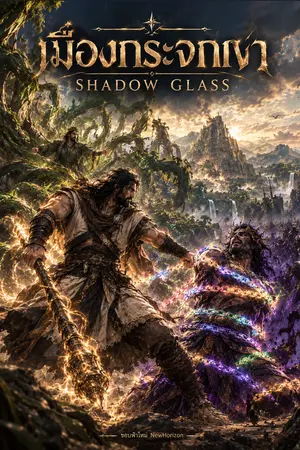 ปกนิยาย เมืองกระจกเงา Shadow Glass