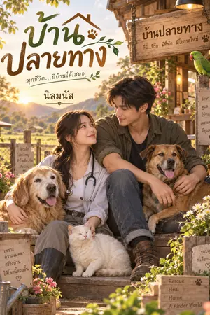 ปกนิยาย บ้านปลายทาง