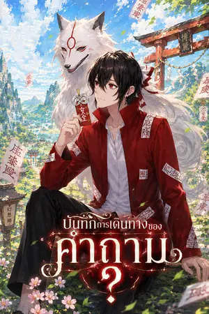 ปกนิยาย บันทึกการเดินทางของคำถาม