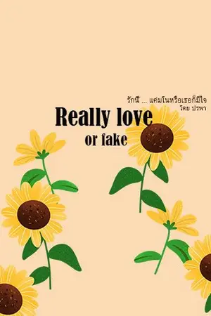 ปกนิยาย Really love or fake รักนี้ ... แค่มโนหรือเธอก็มีใจ