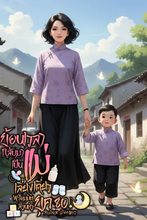 ปกนิยาย ย้อนเวลากลับมาเป็นแม่เลี้ยงเดี่ยวพร้อมมิติส่วนตัว ยุค 80 (มี E-BOOK)