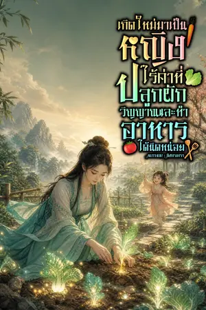 ปกนิยาย เกิดใหม่มาเป็นหญิงไร้ค่าที่ปลูกผักวิญญาณและทำอาหารได้นิดหน่อย