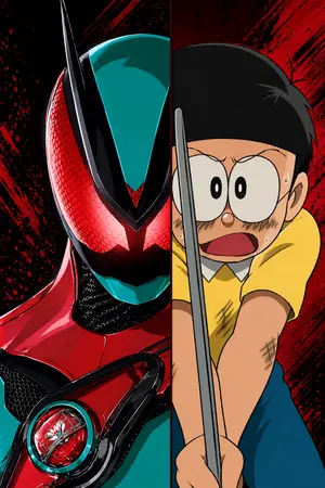 ปกนิยาย [Fic Doraemon X Kamen Rider Zeztz] ผมจะกำจัดฝันร้ายเอง