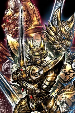 ปกนิยาย เรื่องราวการเดินทางของอัศวินหมาป่าทองคำ กาโร่ (Garo Makai Knight x All Anime)