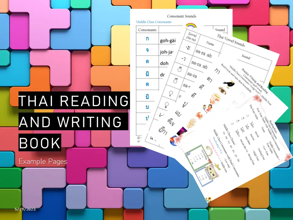 ปกนิยาย Read and Write Thai