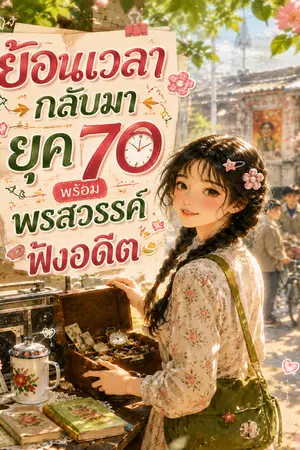 ปกนิยาย ย้อนเวลากลับมายุค 70 พร้อมพรสวรรค์ฟังอดีต