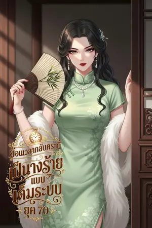 ปกนิยาย ย้อนเวลากลับมาครานี้เป็นนางร้ายแบบเต็มระบบ ยุค 70