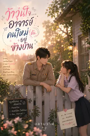 ปกนิยาย ว้าวุ่นใจ...อาจารย์คนใหม่ดันอยู่ข้างบ้าน