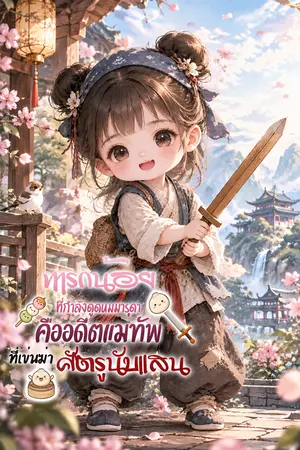 ปกนิยาย ทารกน้อยที่กำลังดูดนมมารดา คืออดีตแม่ทัพที่เข่นฆ่าศัตรูนับแสน