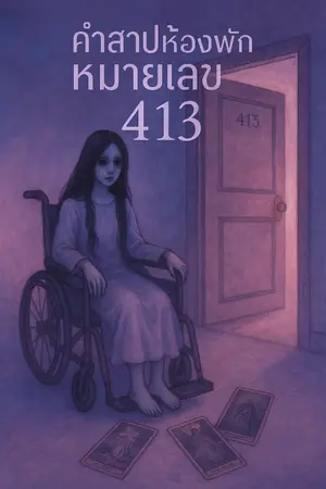 ปกนิยาย คำสาปจันทร์เจ้า ห้องพักเลขที่ 413