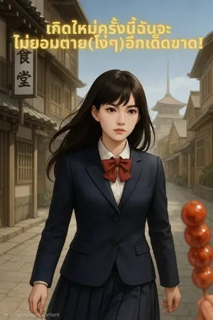 ปกนิยาย เกิดใหม่ครั้งนี้ฉันจะไม่ยอมตาย(โง่ๆ)อีกเด็ดขาด!