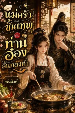 ปกนิยาย แม่ครัวขั้นเทพกับท่านอ๋องลิ้นทองคำ