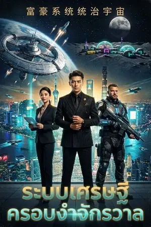 ปกนิยาย ระบบเศรษฐีครอบงำจักรวาล