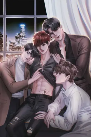 ปกนิยาย PWP ไอ้เนมมีหมาบ้าวิ่งตามสามตัว4P [BDSM]