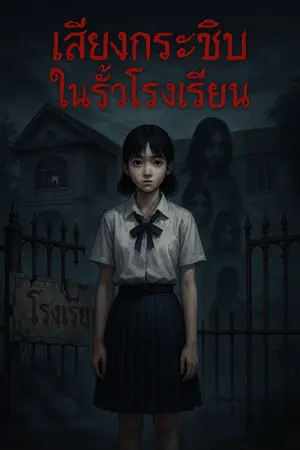 ปกนิยาย เสียงกระซิบในรั้วโรงเรียน
