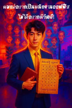 ปกนิยาย ผมแค่อยากเป็นพนักงานออฟฟิศ ไม่ได้อยากพิชิตผี
