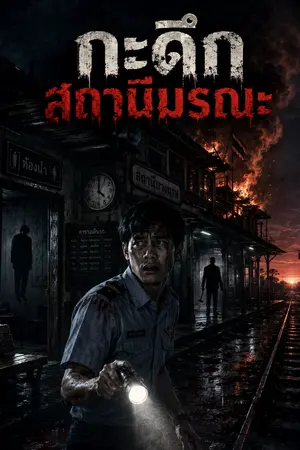 ปกนิยาย กะดึกสถานีมรณะ