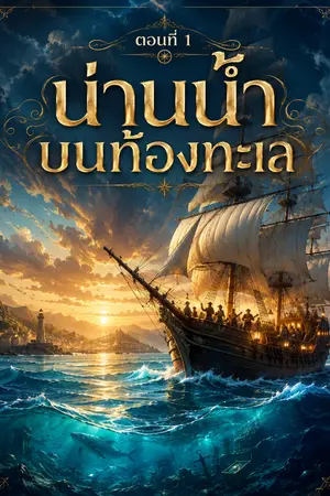 ปกนิยาย น่านน้ำบนท้องทะเล