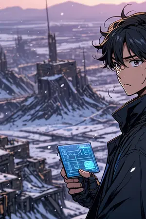 ปกนิยาย โลกน้ำแข็งหลังการดับสูญของดวงอาทิตย์