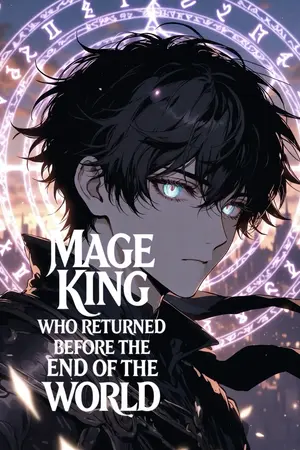 ปกนิยาย ราชันจอมเวทย์ผู้ย้อนคืนก่อนเกมวันสิ้นโลก