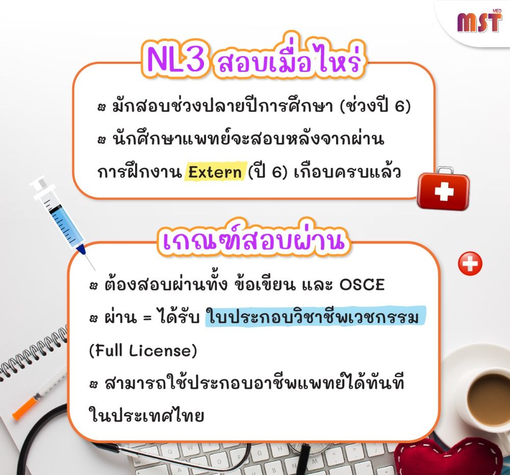 การสอบ NL3 (National License ขั้นตอนที่ 3) | Dek-D.com