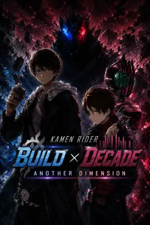 ปกนิยาย มาสไรเดอร์ บิลด์ × มาสไรเดอร์ ดีเคด Another Dmension