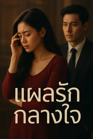 ปกนิยาย แผลรักกลางใจ