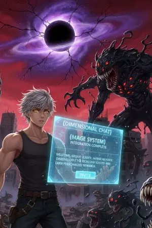 ปกนิยาย [Fanfic:Oc X All] จอมเวทย์ ณ จุดแตกสลายกับกลุ่มเเชทจากต่างมิติ