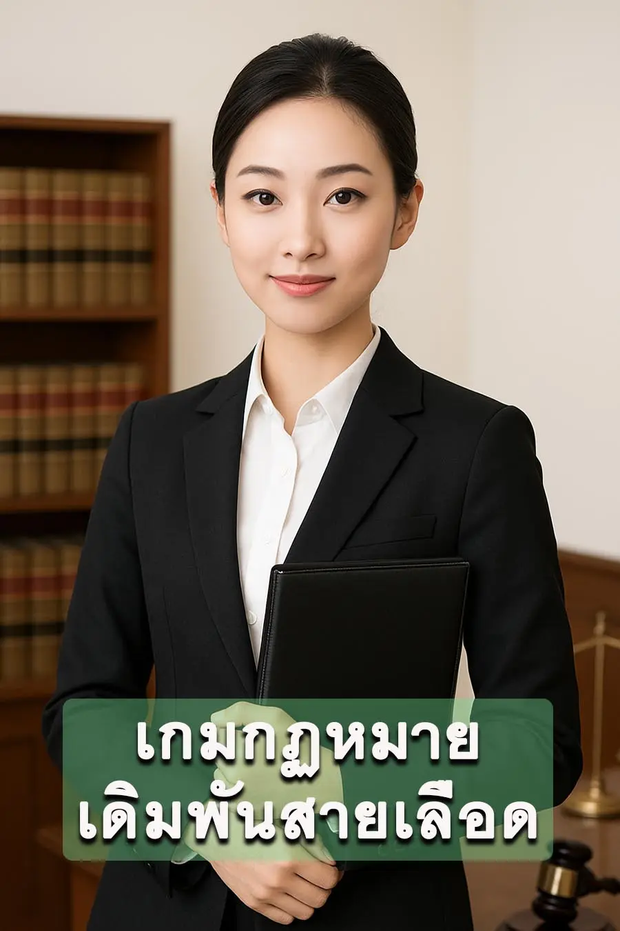 ปกนิยาย เกมกฎหมาย เดิมพันสายเลือด (เล่มเดียวจบ)