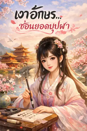 ปกนิยาย เงาอักษร...ซ่อนยอดบุปผา