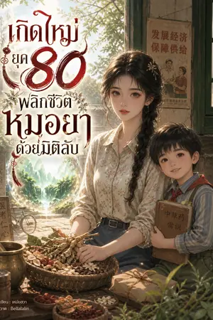 ปกนิยาย เกิดใหม่ยุค 80 พลิกชีวิตหมอยา ด้วยมิติลับ