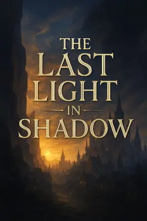 ปกนิยาย แสงสุดท้ายในเงามืด (The last light in shadow)